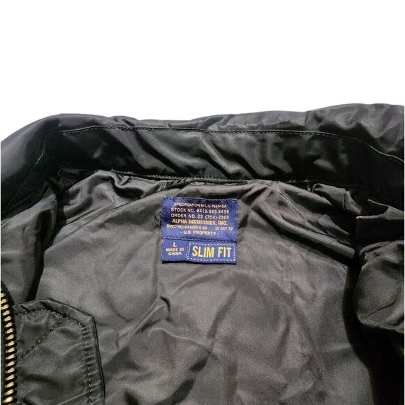 Alpha Industries Men's CWU‎ 36P MOD Slim Fit Size Large Black - Picture 13 of 16
